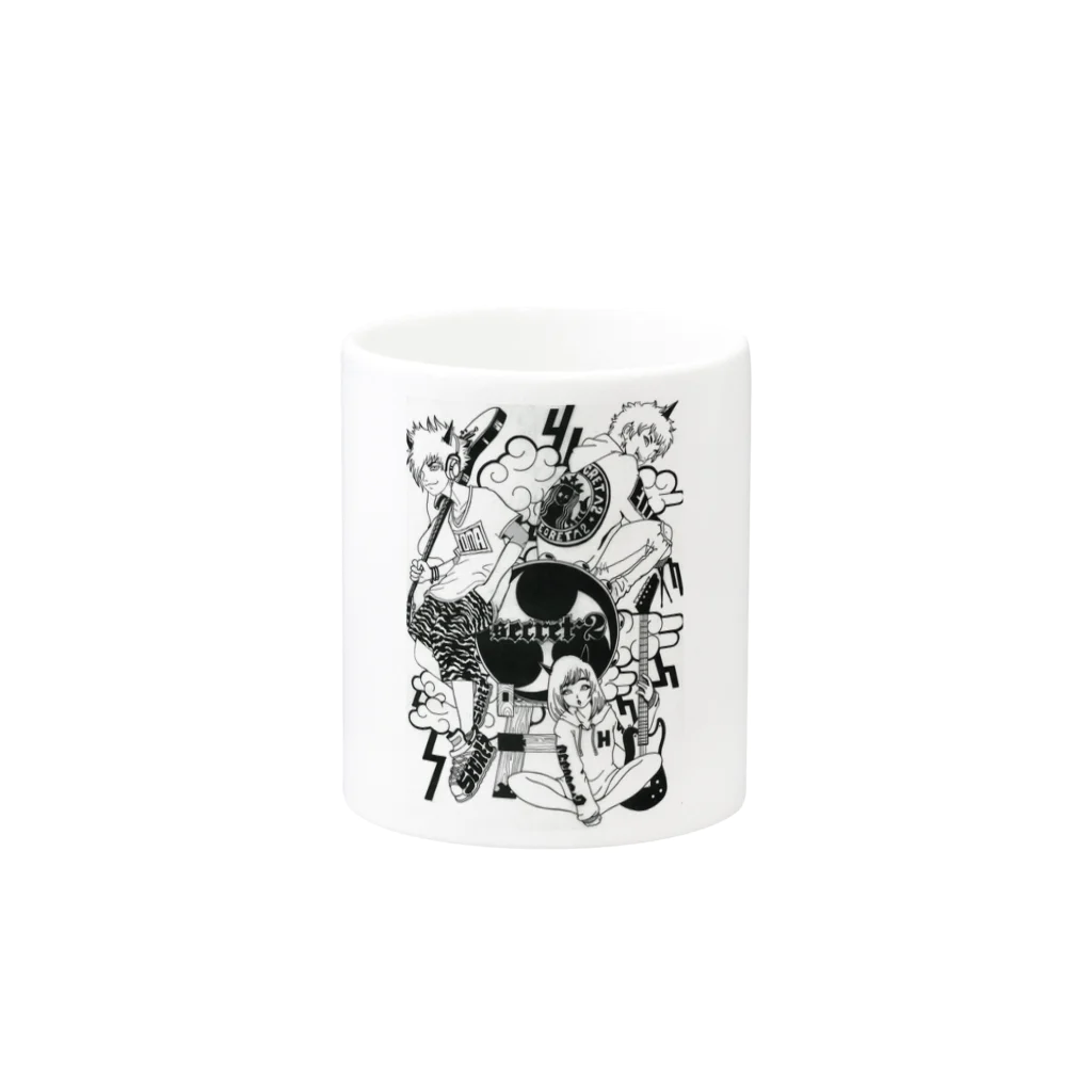 Secret^弐の雷音マグカップ Mug :other side of the handle