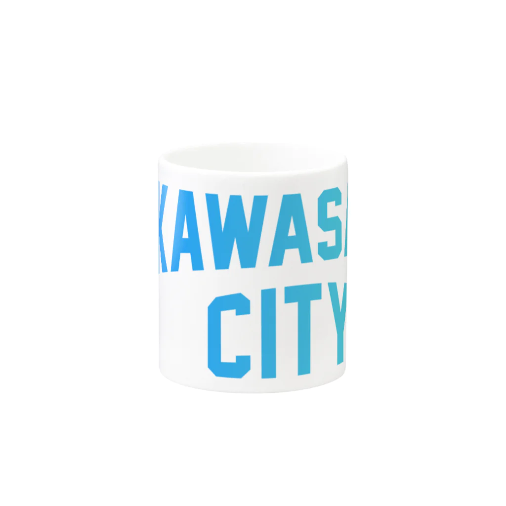 JIMOTOE Wear Local Japanの川崎市 KAWASAKI CITY Mug :other side of the handle