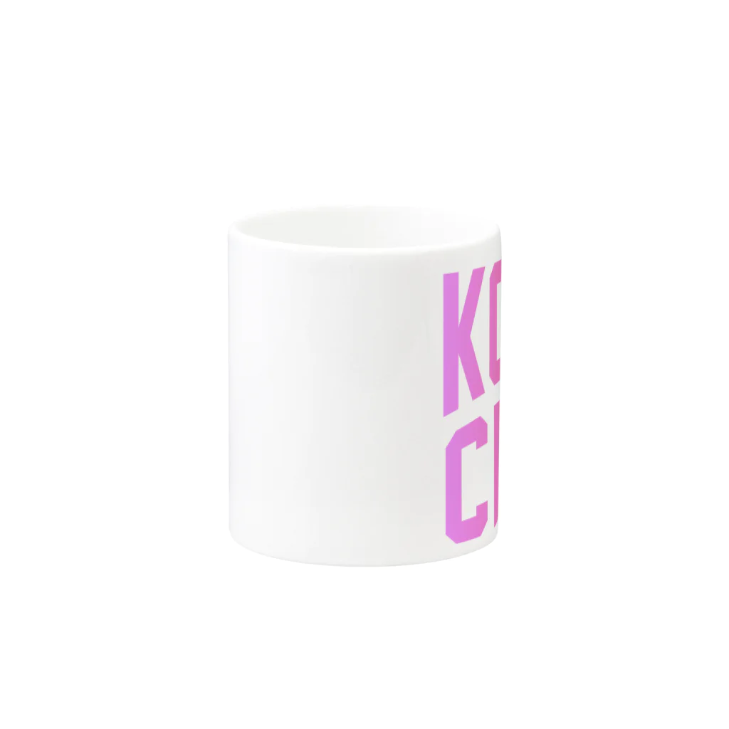 JIMOTOE Wear Local Japanの神戸市 KOBE CITY Mug :other side of the handle