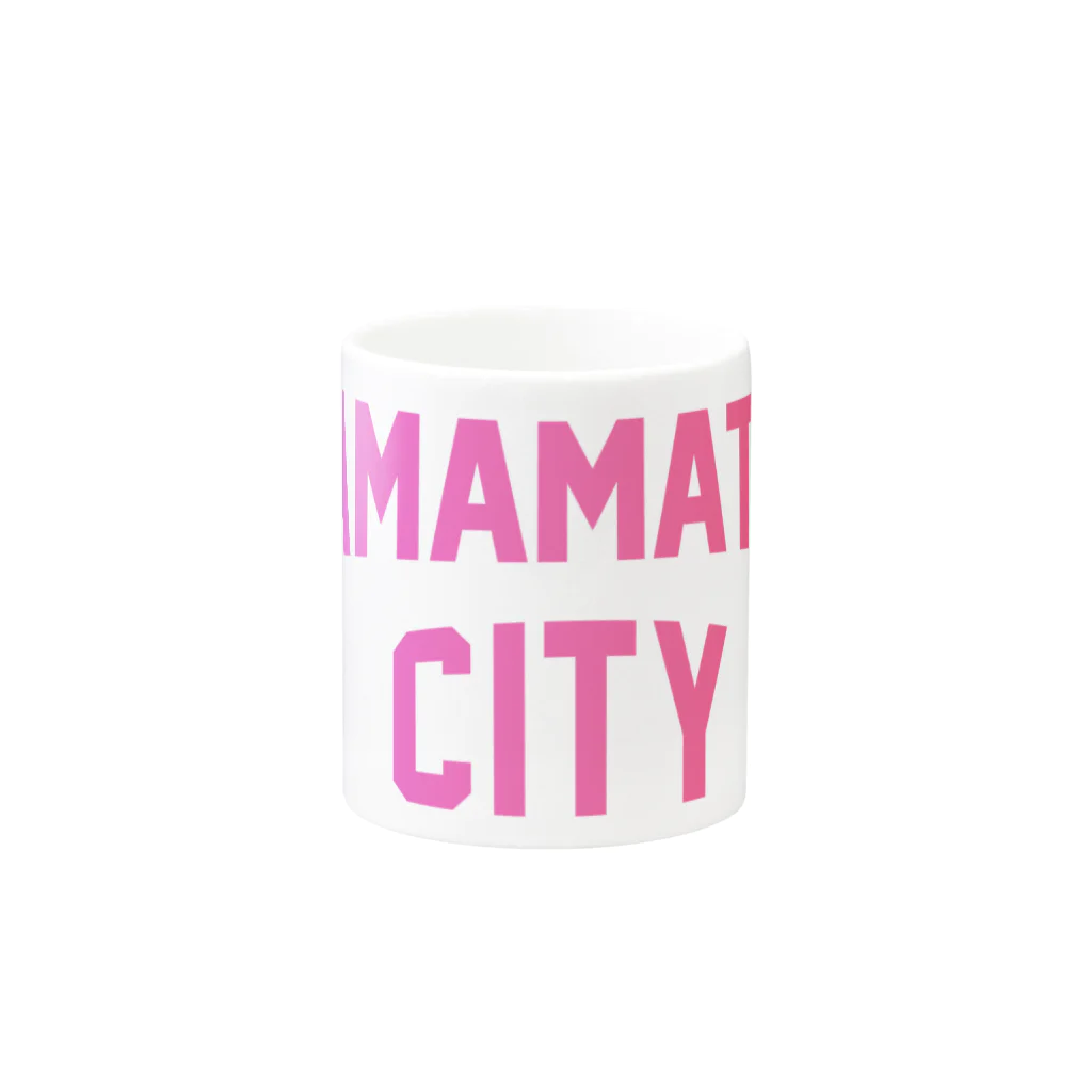 JIMOTOE Wear Local Japanの浜松市 HAMAMATSU CITY Mug :other side of the handle