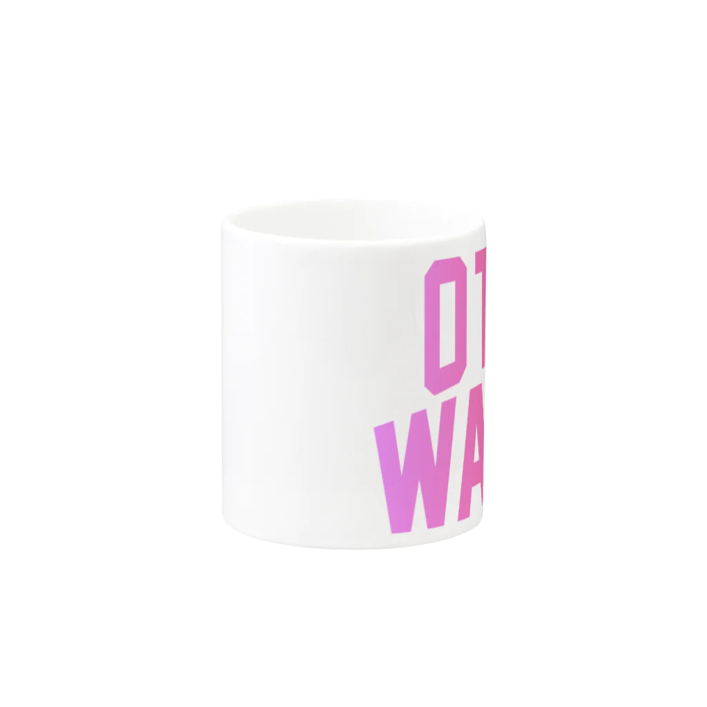 JIMOTO Wear Local Japanの大田区 OTA WARD Mug :other side of the handle