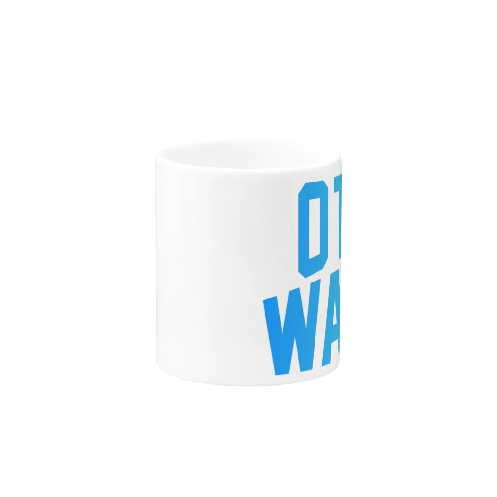 JIMOTOE Wear Local Japanの大田区 OTA WARD Mug :other side of the handle