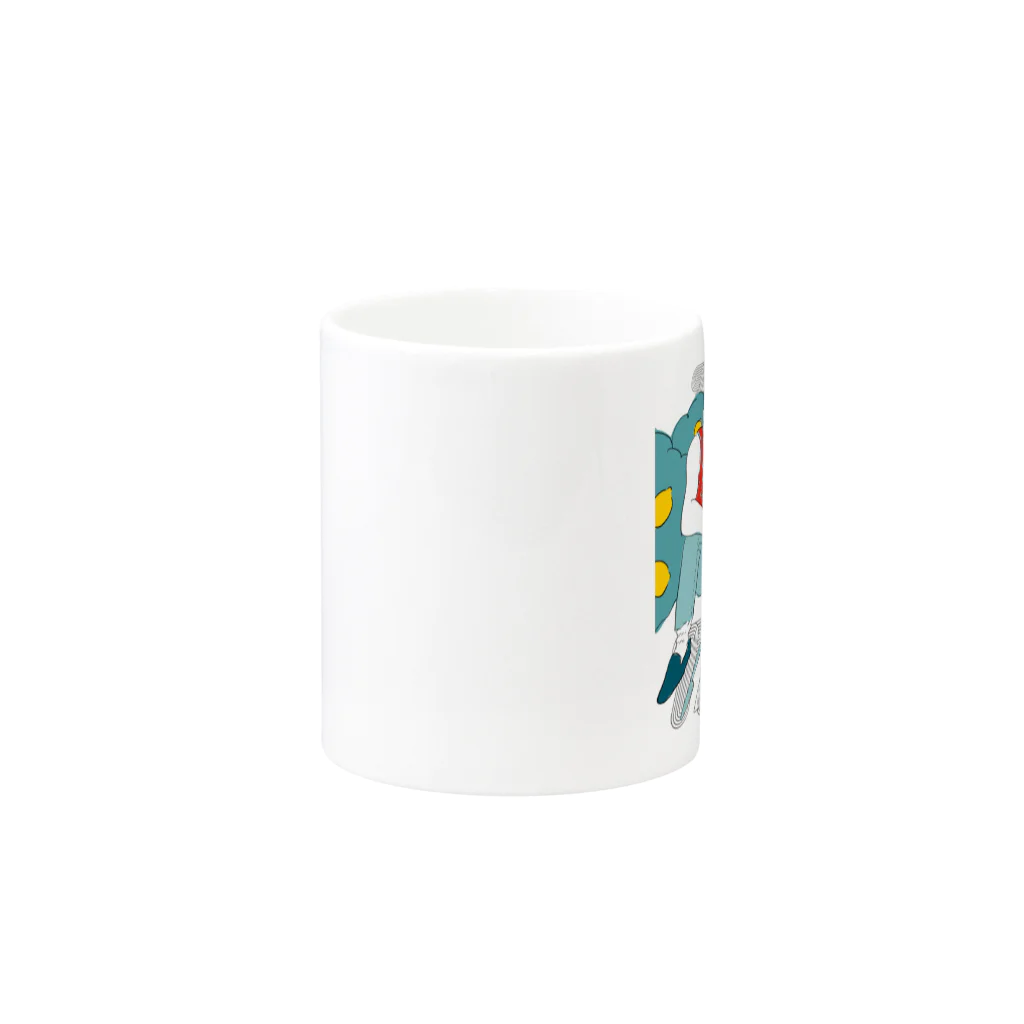 TLYSのレモンピクニック Mug :other side of the handle