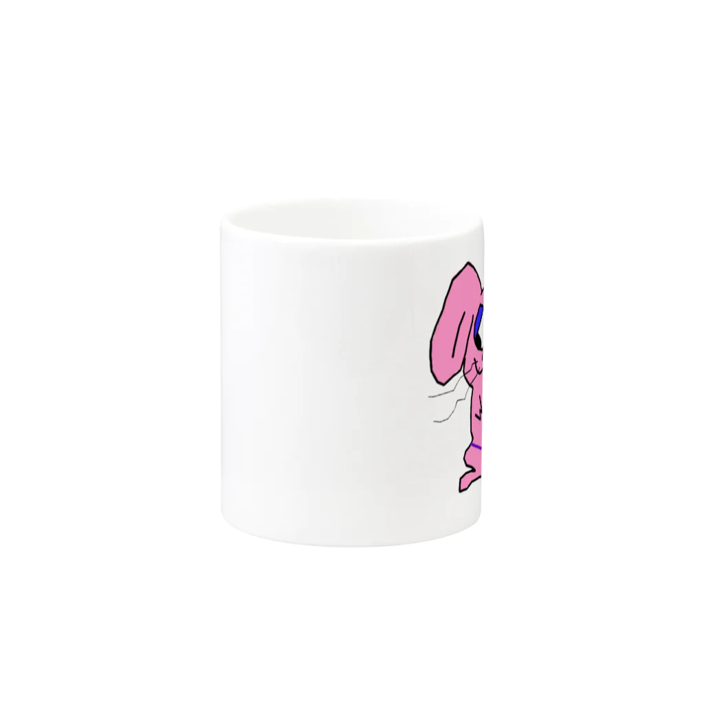 PontamansShopのらびっと Mug :other side of the handle