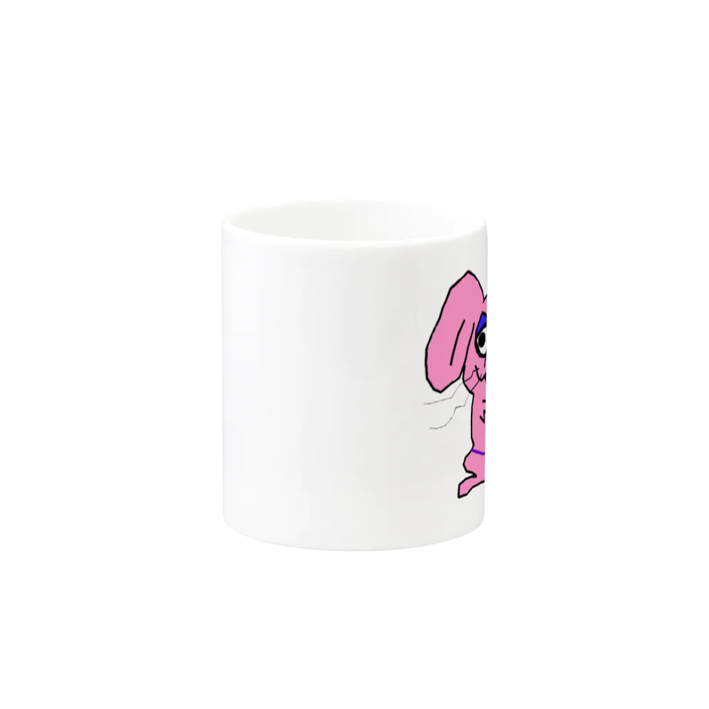 PontamansShopのらびっと：驚 Mug :other side of the handle