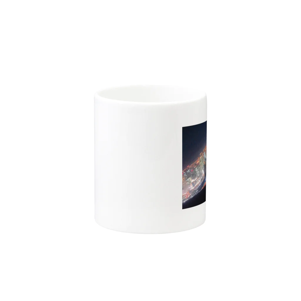 ゆきまるんのお店の夜景 Mug :other side of the handle