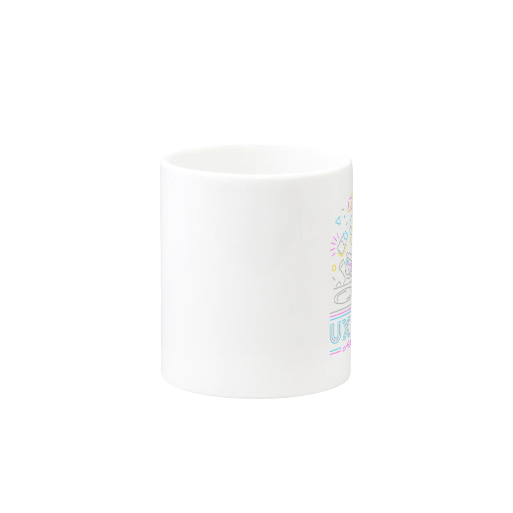 MILK STANDのマグカップ_All Night! Mug :other side of the handle