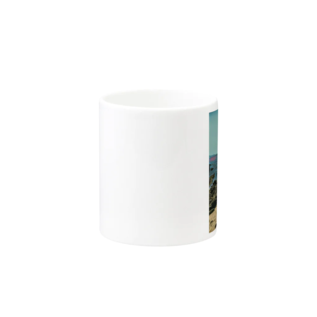 simple_NのSea girl Mug :other side of the handle