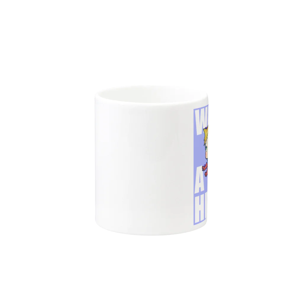 さぴたのヒーローになりたいマットくん Mug :other side of the handle