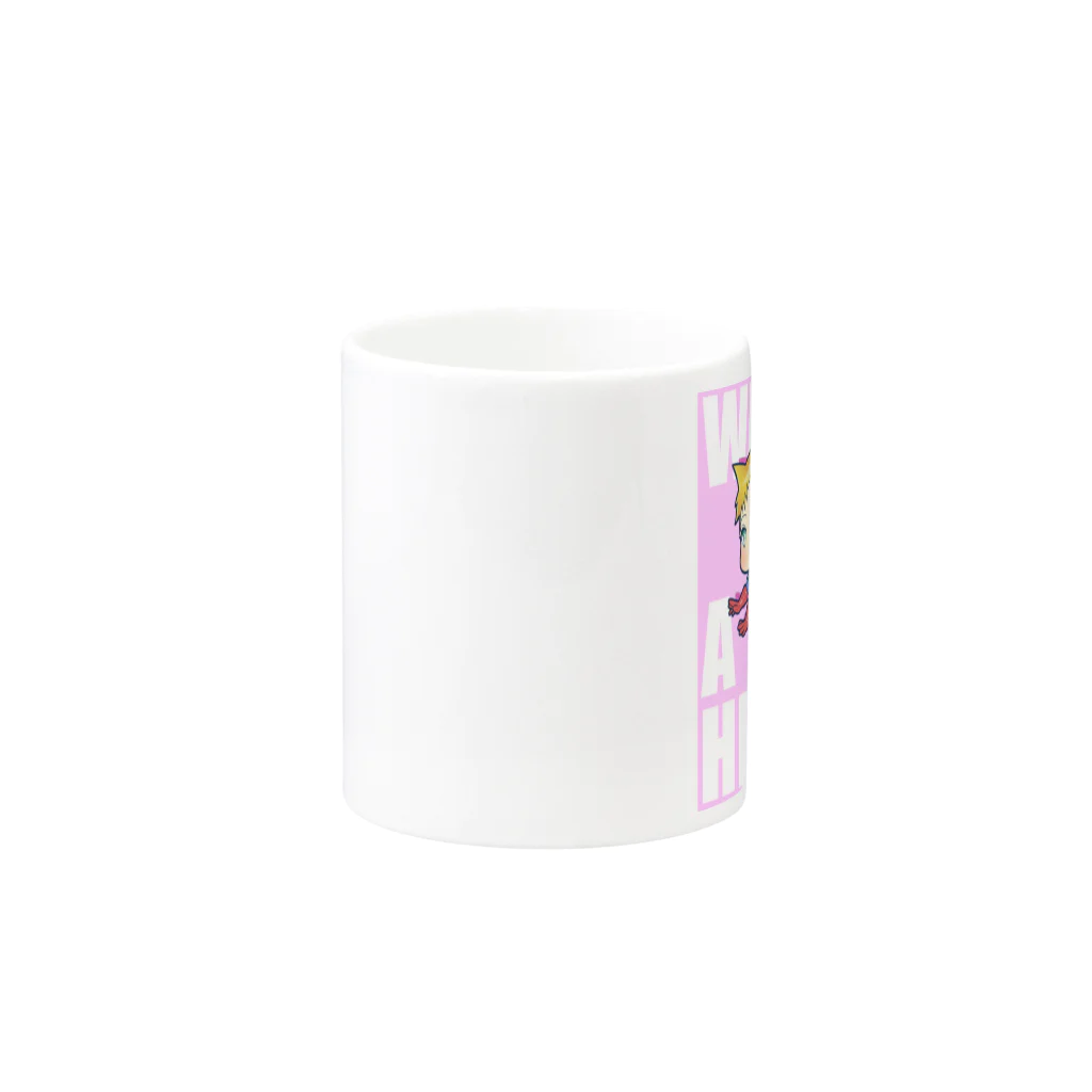 さぴたのヒーローになりたいマットくん Mug :other side of the handle