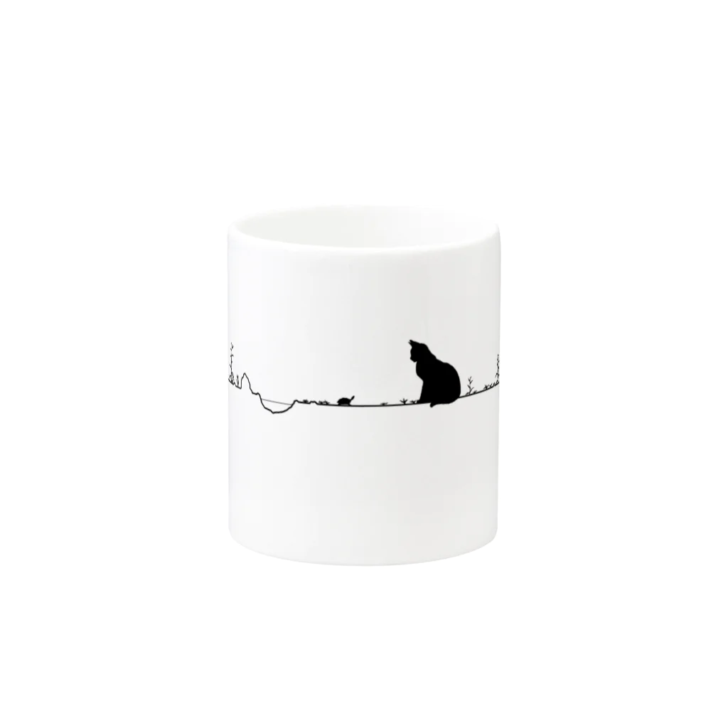 TRIcoloreの1C003 Mug :other side of the handle
