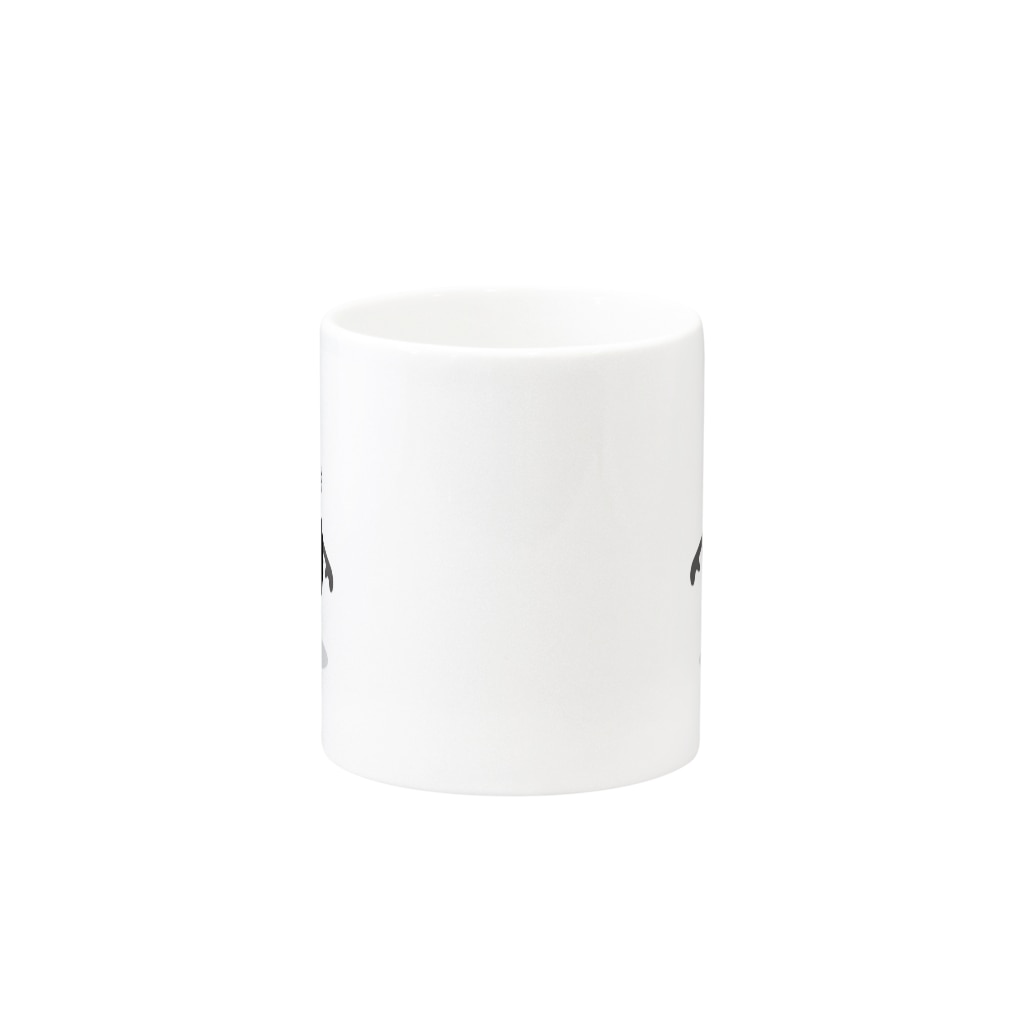 Mohoo！のmohumohu_kuromagu Mug :other side of the handle