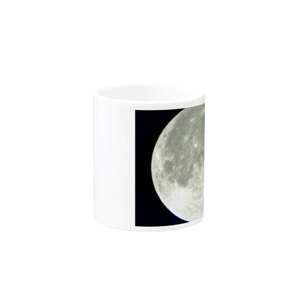 Ngorongoro＊PixelのMoon(α Mug :other side of the handle