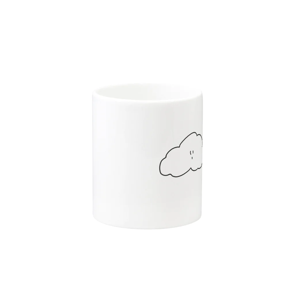 pink_cloudsのくも Mug :other side of the handle