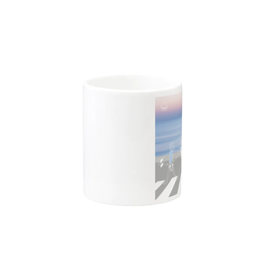 Blue Ocean Artのマジックアワー Mug :other side of the handle