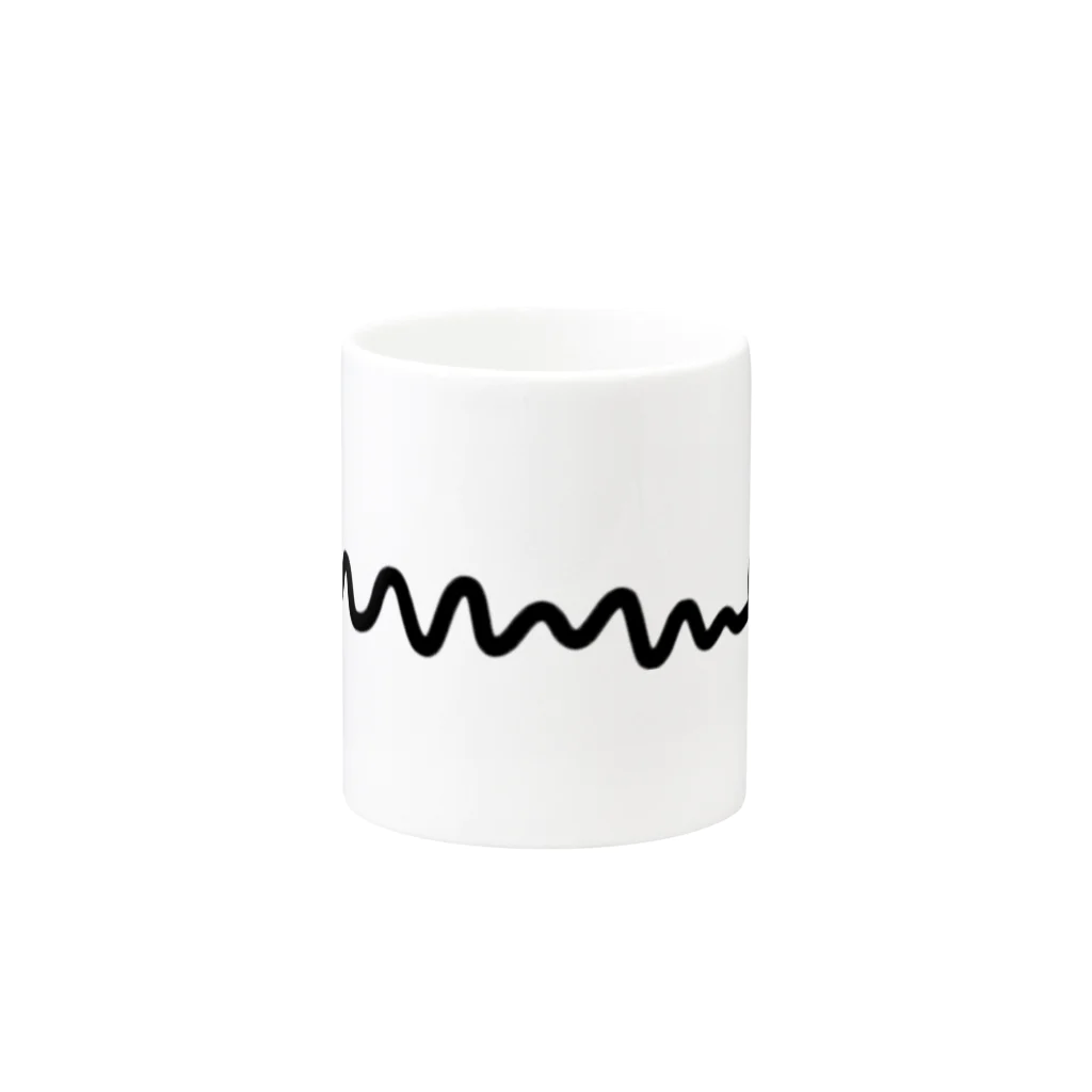 mamamarのくにゃ Mug :other side of the handle