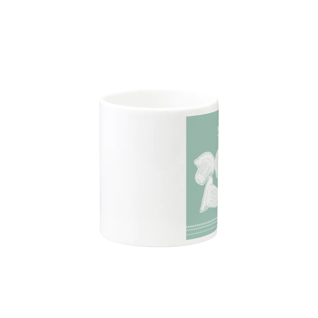 mochiyaのafternoon tea Mug :other side of the handle