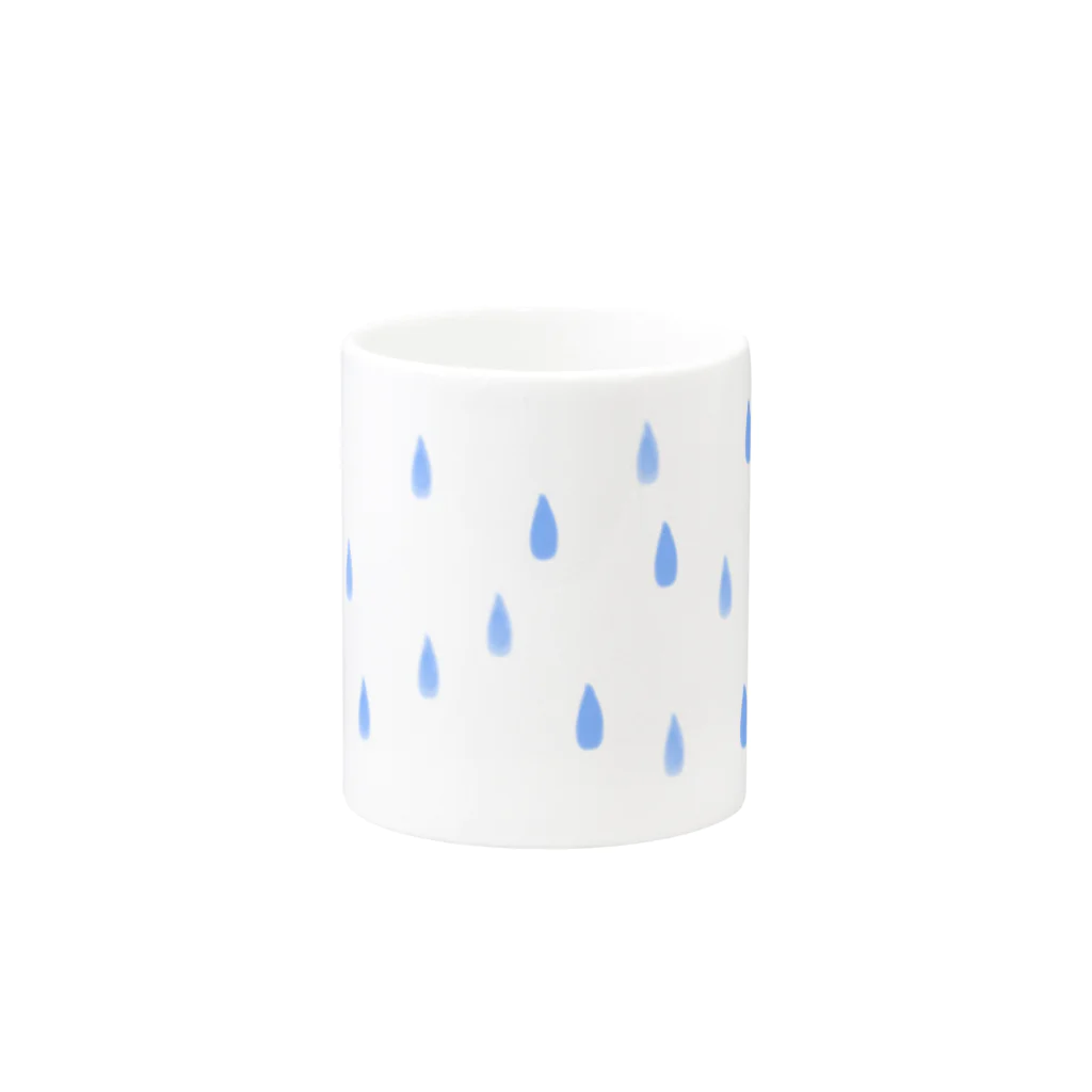 つめくさカップ店の雨 Mug :other side of the handle