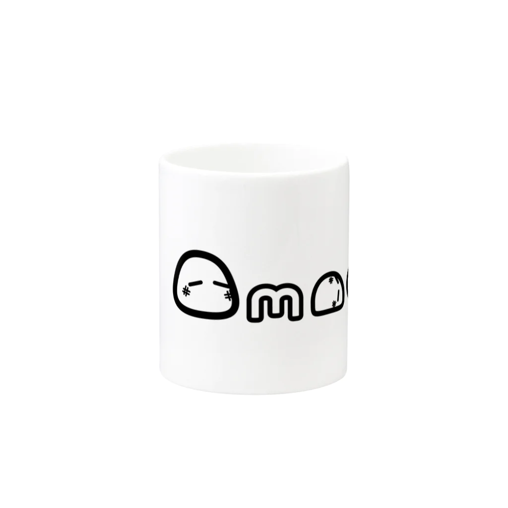 Ryoha creator studioのおもち Mug :other side of the handle