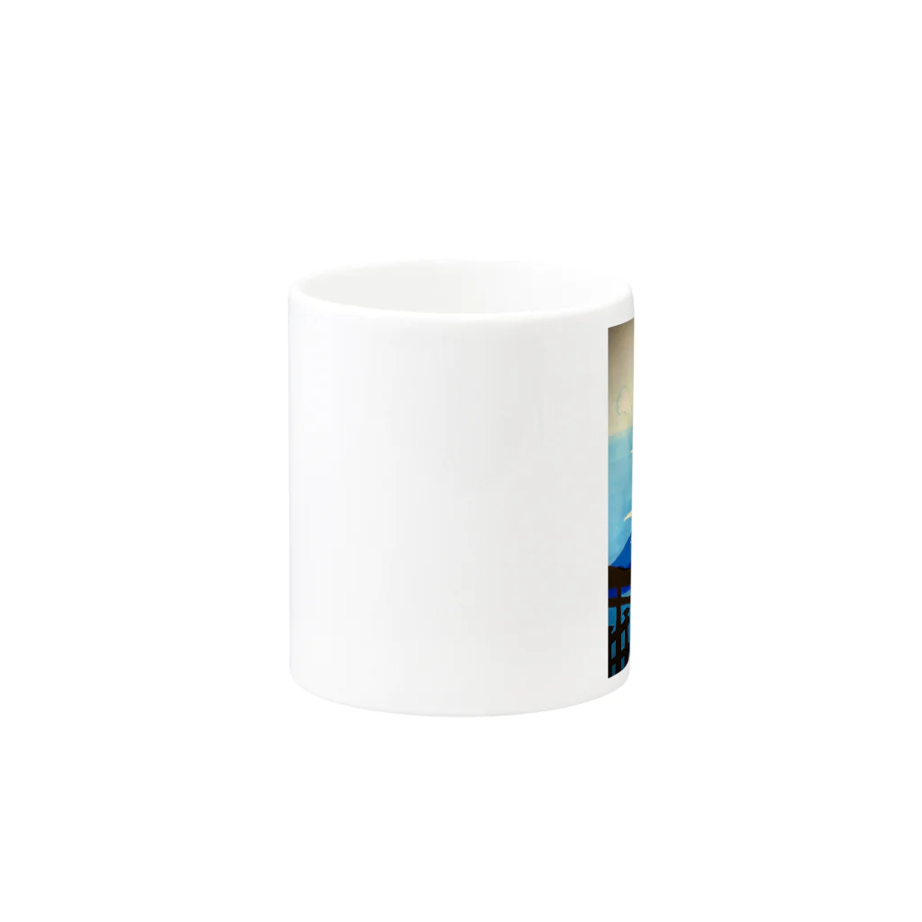 Cool Things Be LikeのJapanese Vibes Mug :other side of the handle
