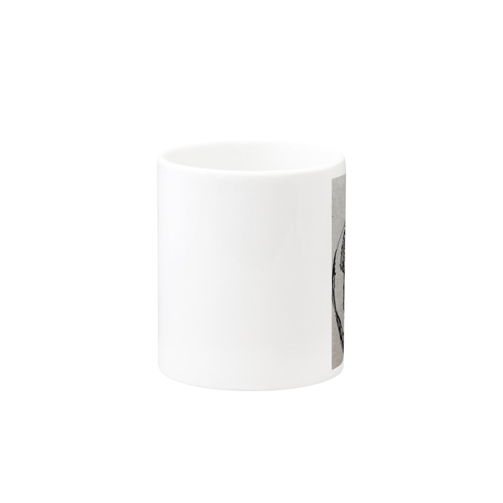 tapirのマレーバク Mug :other side of the handle