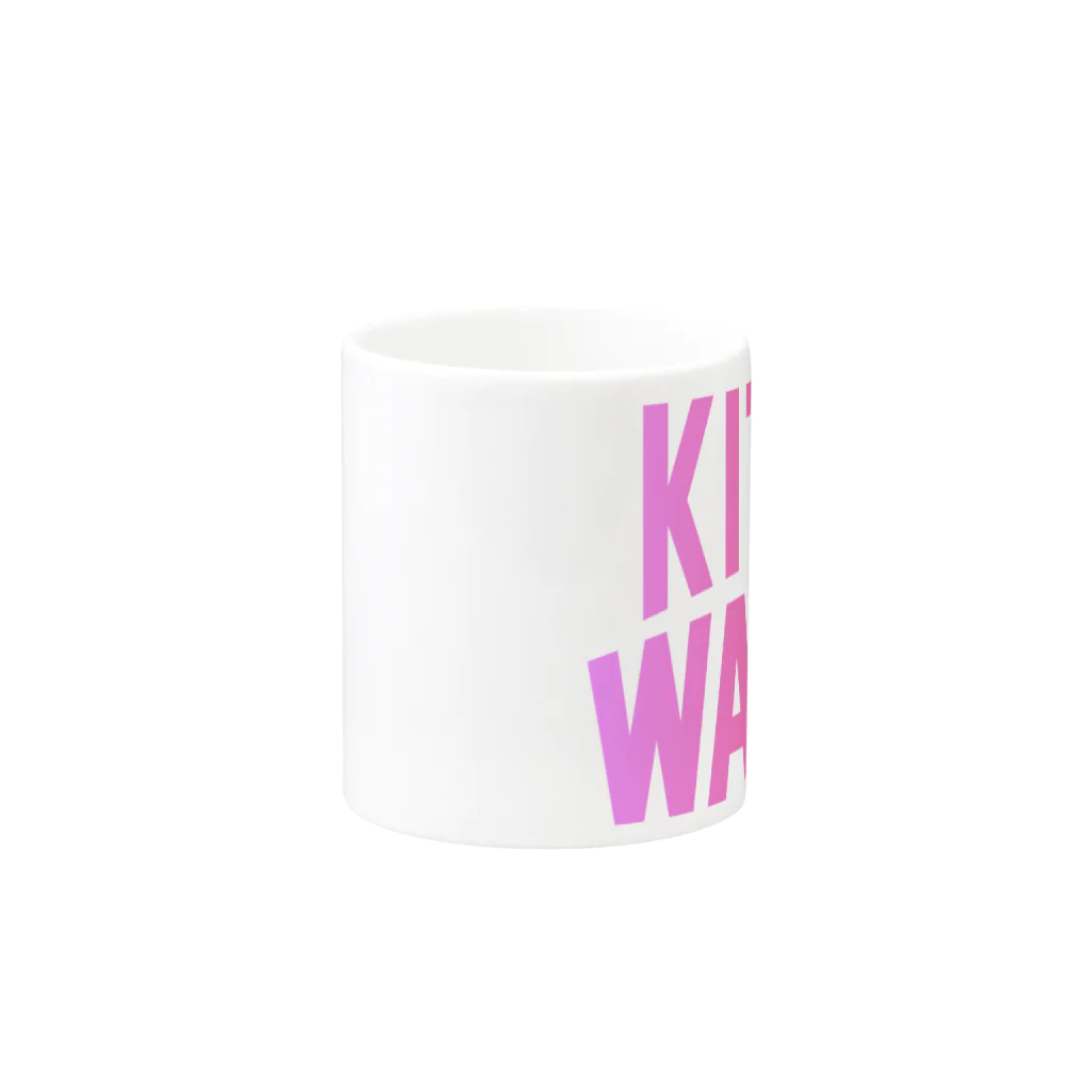 JIMOTOE Wear Local Japanの北区 KITA WARD Mug :other side of the handle