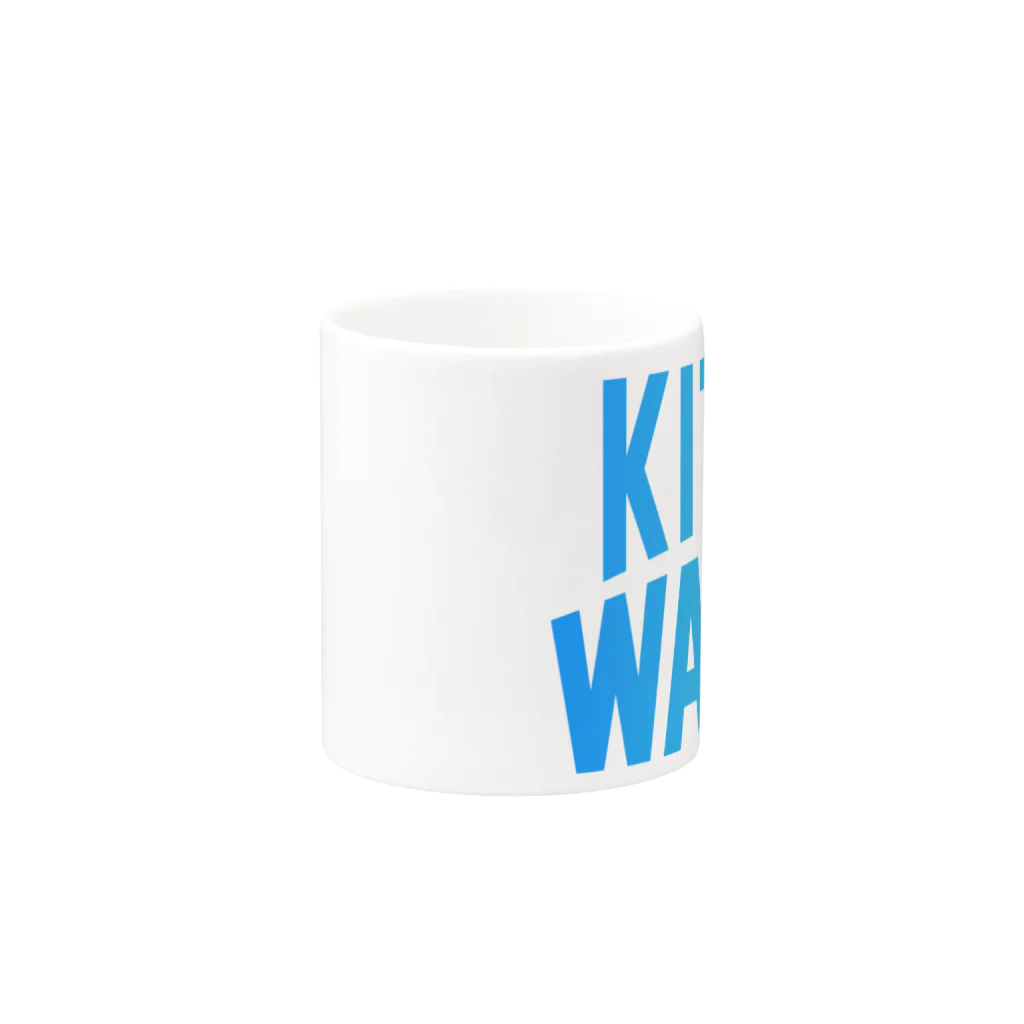 JIMOTOE Wear Local Japanの北区 KITA WARD Mug :other side of the handle