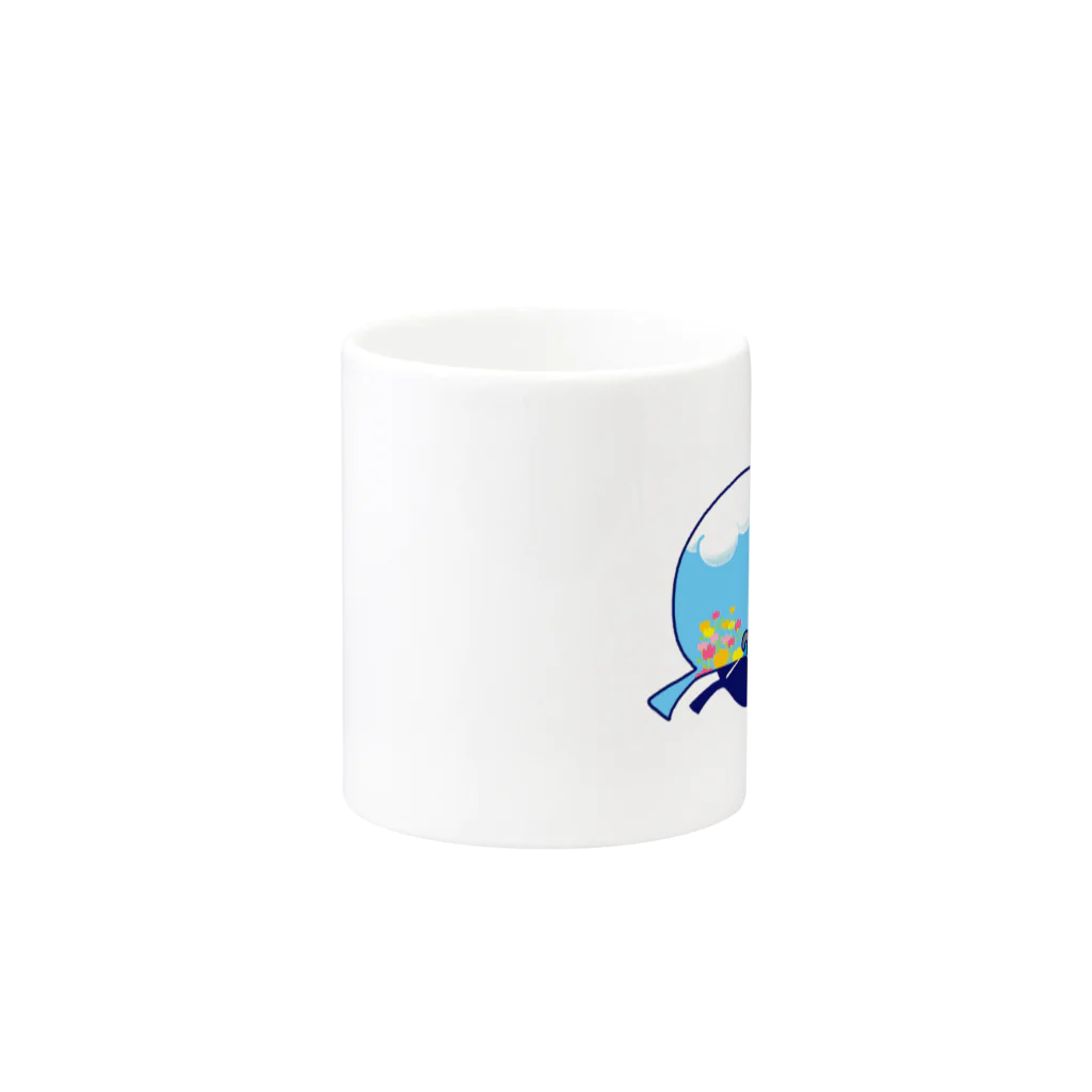 SU-KUのnijinokanata Mug :other side of the handle