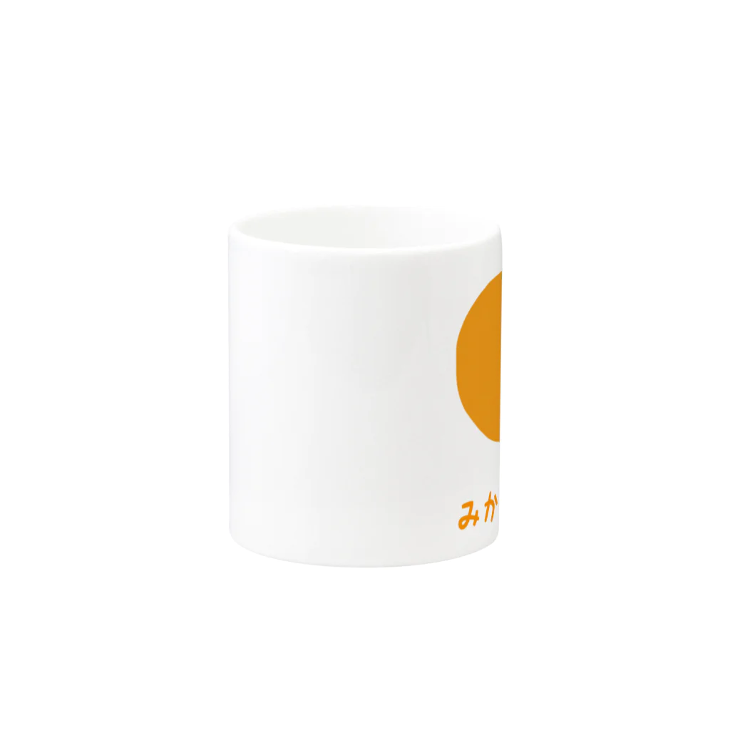 PaP➡︎Poco.a.Pocoのみかんむかん Mug :other side of the handle