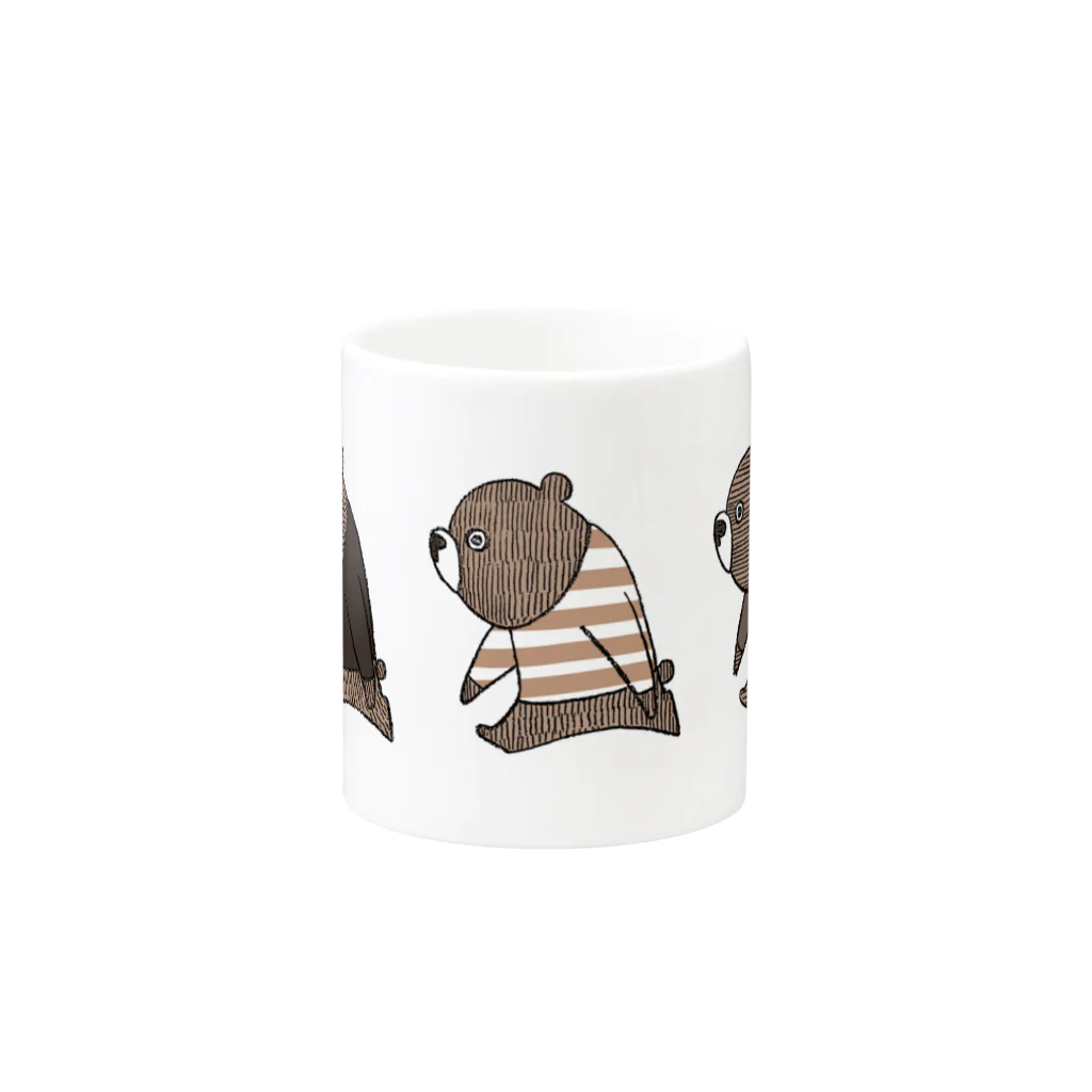 kumax69の子熊トリオ Mug :other side of the handle