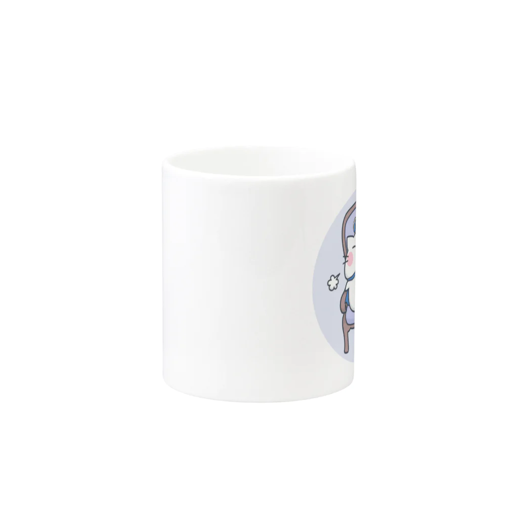 ✽MarshCat✽の✽MarshCat✽-王様ごっこ(丸)- Mug :other side of the handle