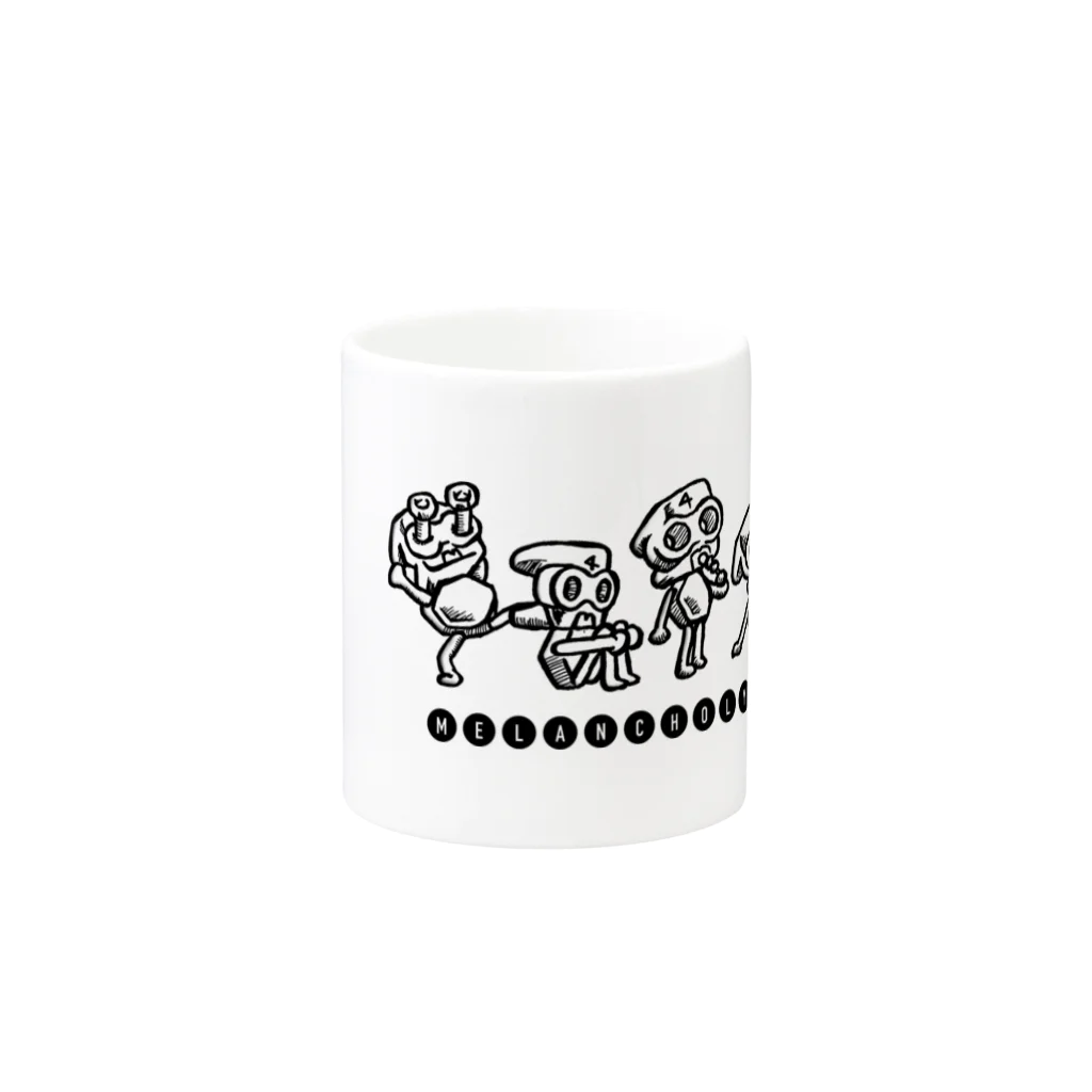 乾きモンの哀愁ロボ Mug :other side of the handle