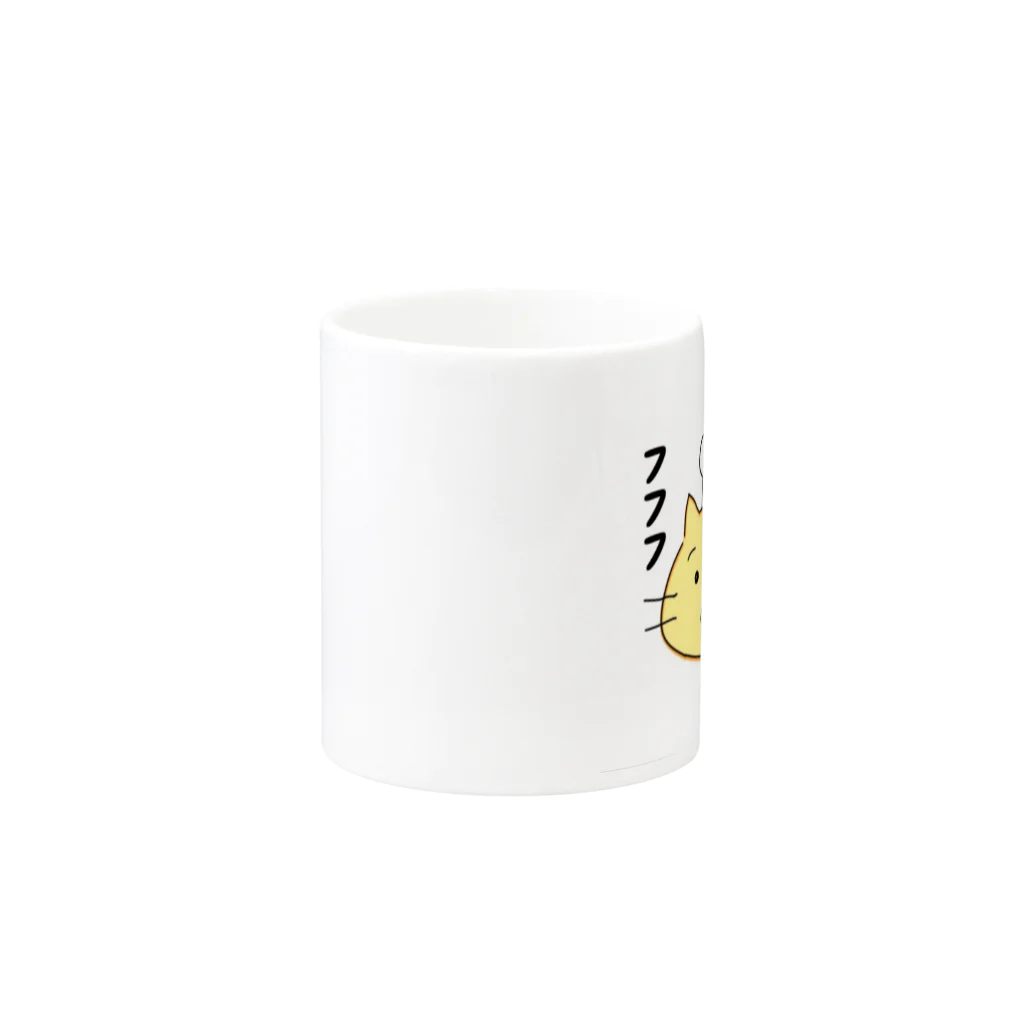 がも。のコックのテンちゃん Mug :other side of the handle