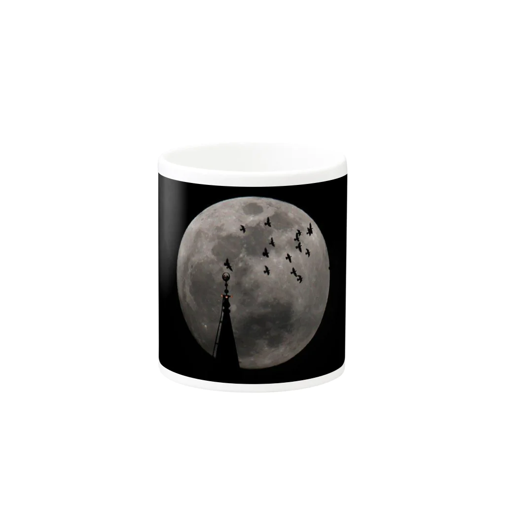 nana.のmoon Mug :other side of the handle