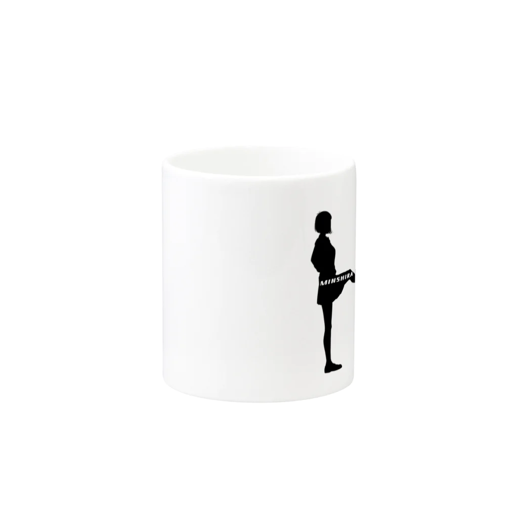 みんなHENTAIのみんしら　HENTAIブラック Mug :other side of the handle