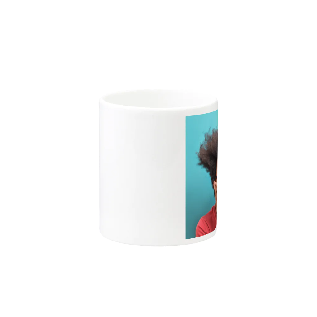 吉村庄司のdog_punch Mug :other side of the handle