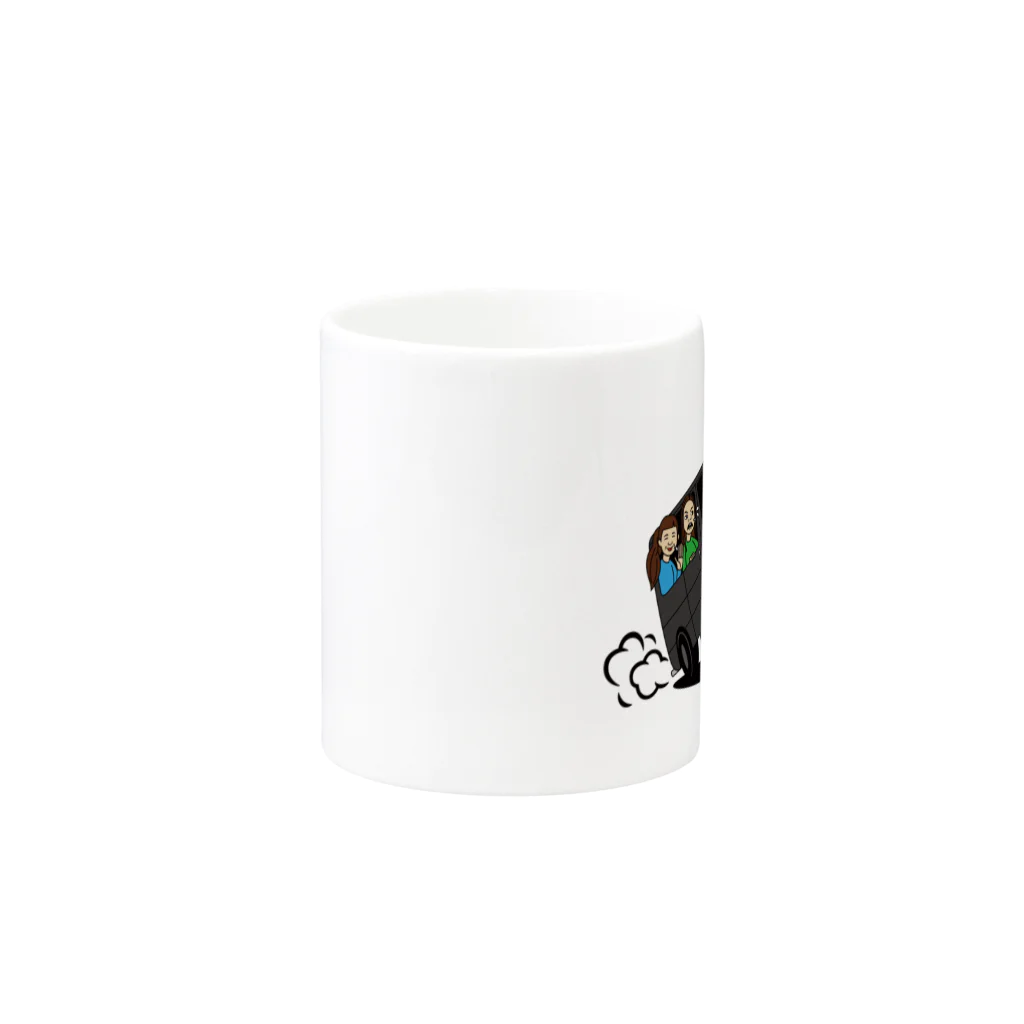 テンネンパーマ SHOPのHere we go!! シリーズ Mug :other side of the handle