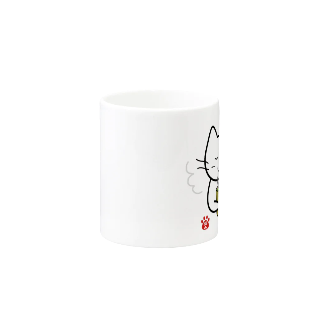 satoharuのいっぷく Mug :other side of the handle