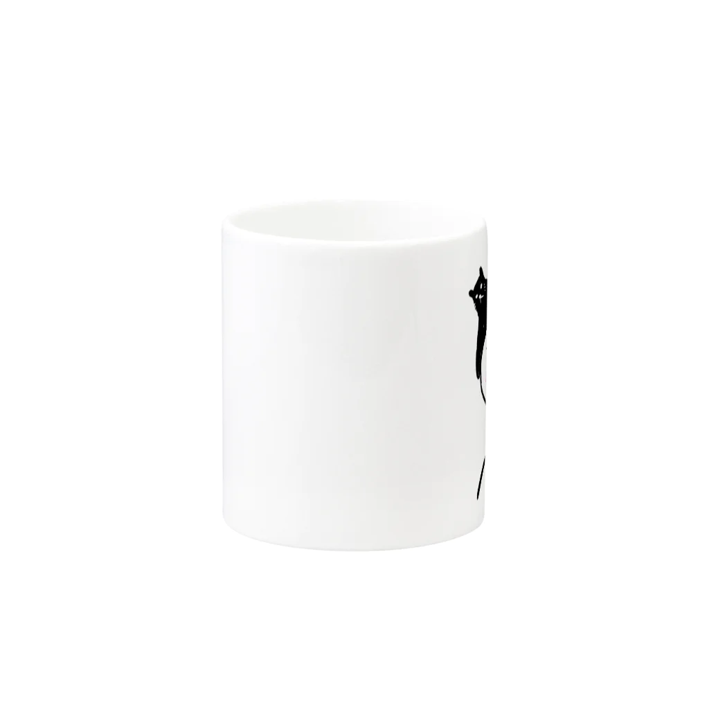 EASEのねこへあー Mug :other side of the handle