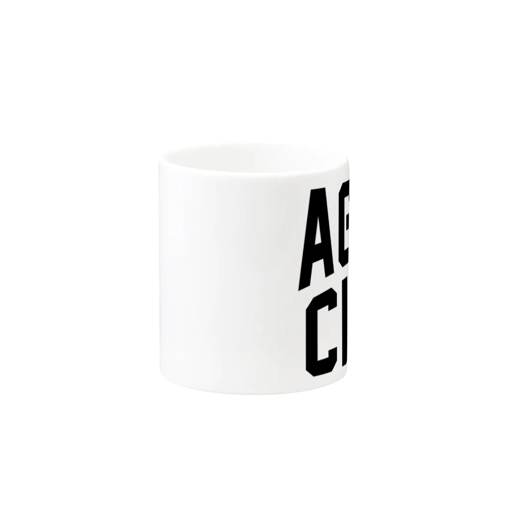 JIMOTO Wear Local Japanの上尾市 AGEO CITY Mug :other side of the handle