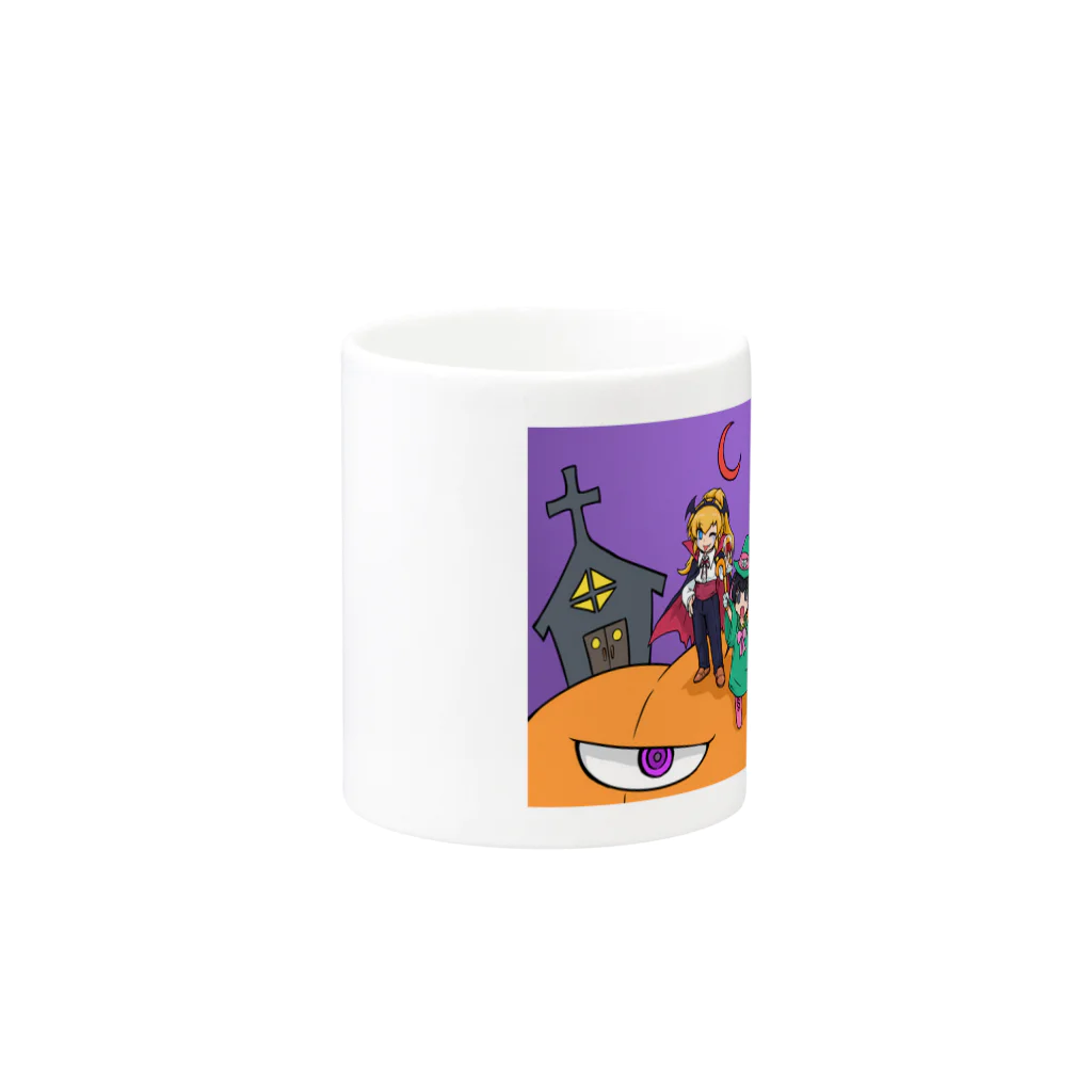 アクシズ(Aqushizu)の【アクシズ】ハッピーハロウィン！ Mug :other side of the handle