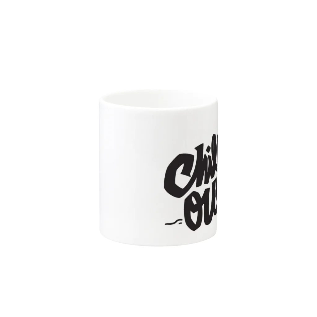 PSChristieのCHILL OUT 雪だるま Mug :other side of the handle