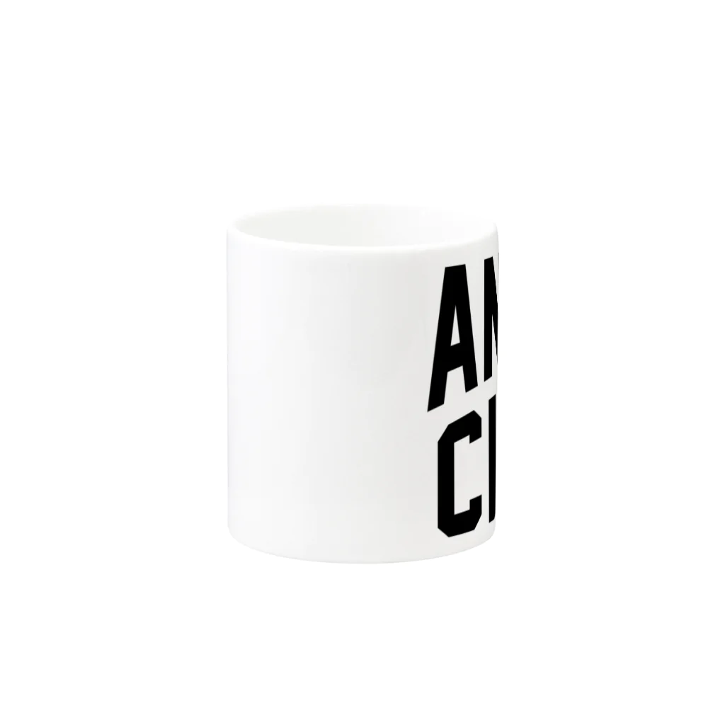 JIMOTOE Wear Local Japanの安城市 ANJO CITY Mug :other side of the handle