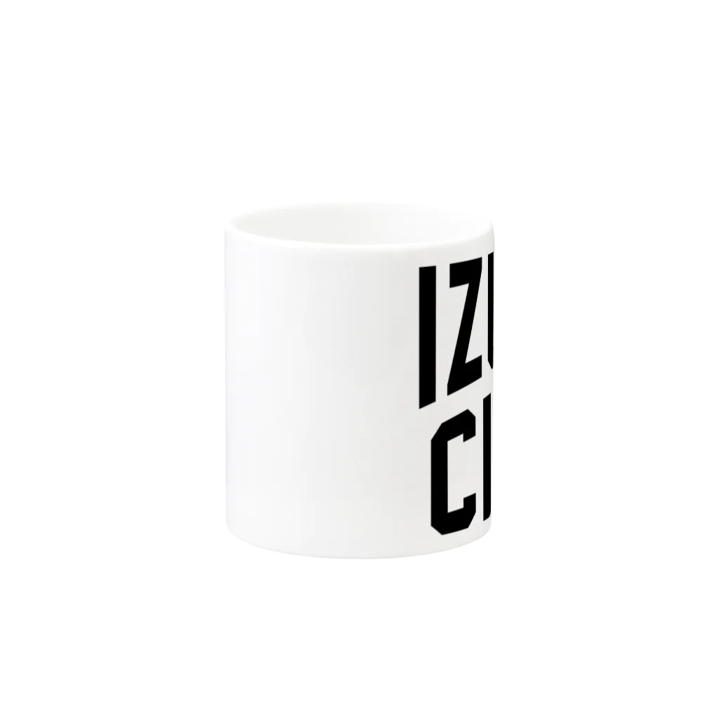 JIMOTOE Wear Local Japanの和泉市 IZUMI CITY Mug :other side of the handle