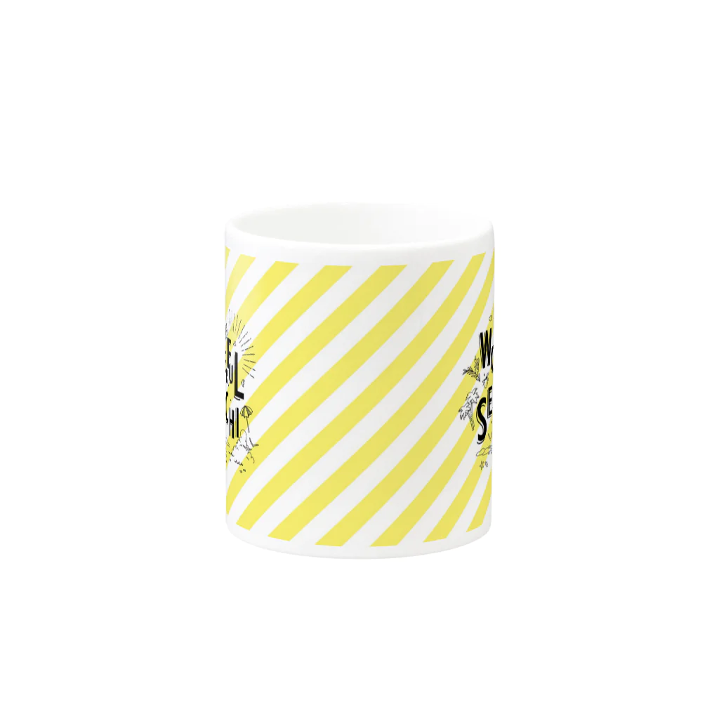 RYOBI-SHODOSHIMA STOREのWONDERFUL SETOUCHI YELLOW Mug :other side of the handle