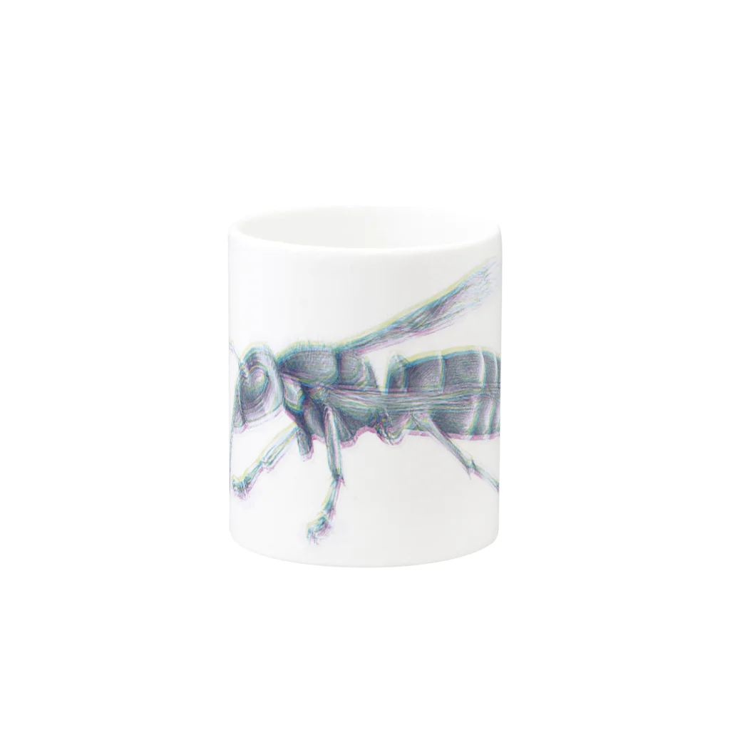 ✞如月 吐✞ のBw Mug :other side of the handle