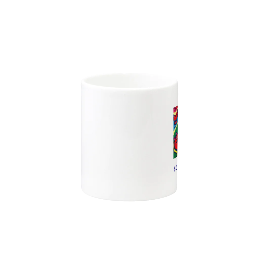 総合格闘技・フィットネス studio Willのstudio Will×INGRID マグカップ_ C Mug :other side of the handle