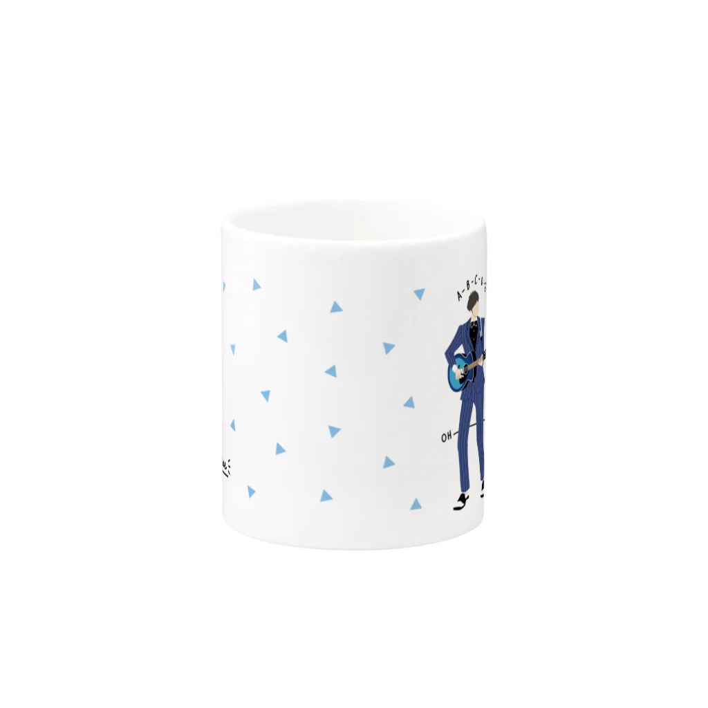 よしもと芸人オフィシャルショップのzakkaYOSHIMOTO ラニーノーズ Mug :other side of the handle