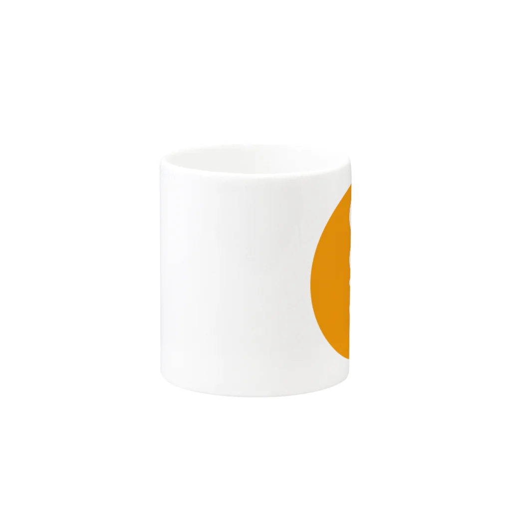 Oshiの•Oshi•  Orange 10 vert. Mug :other side of the handle