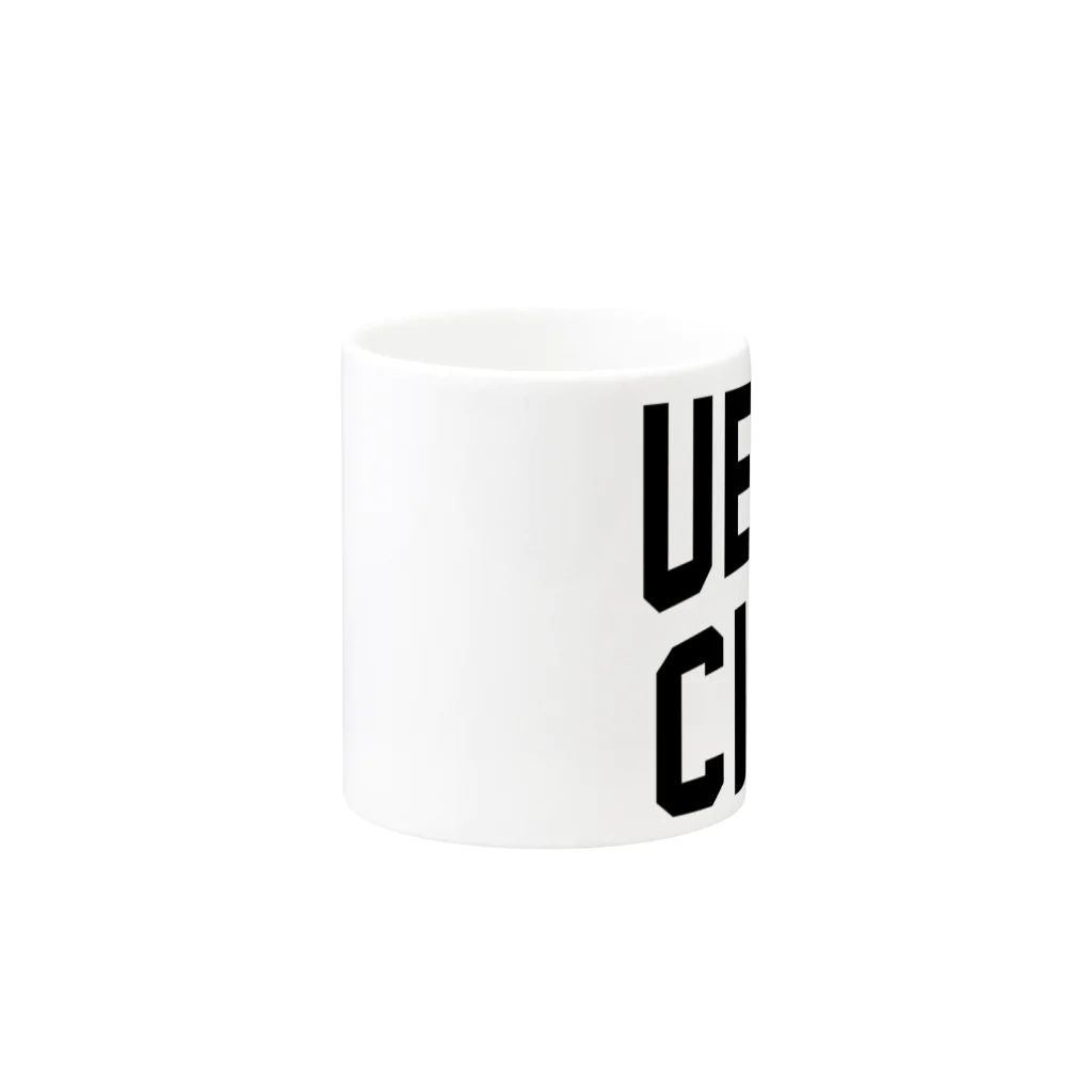 JIMOTOE Wear Local Japanの上田市 UEDA CITY Mug :other side of the handle